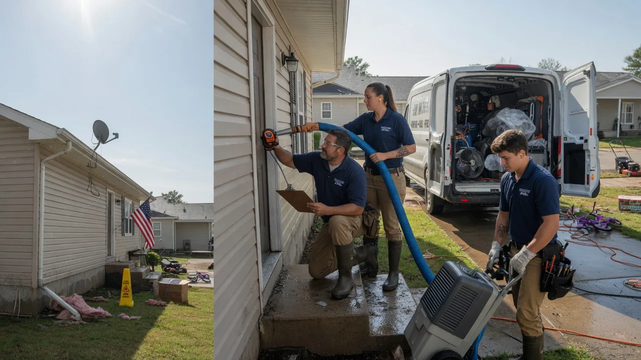Ceiling Water Damage Restoration in Lomax, IL near me